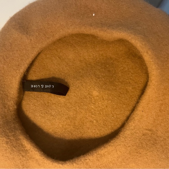 Indigo Love and Lore Beret in Tan - Picture 10 of 10